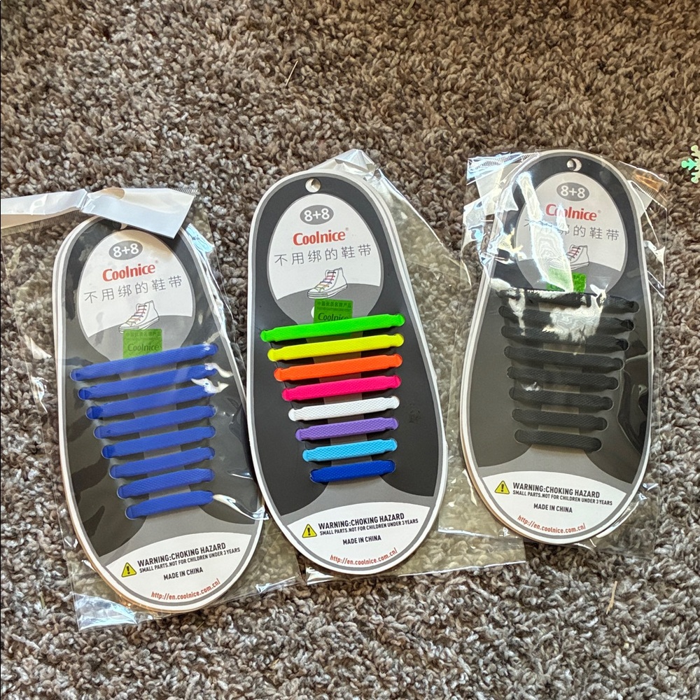 No-tie Elastic Shoelaces Set